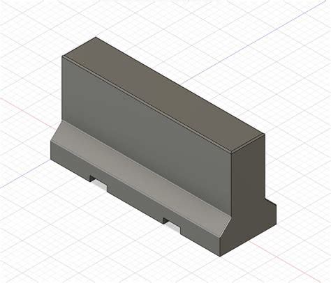 Free STL file Jersey barrier・Design to download and 3D print・Cults