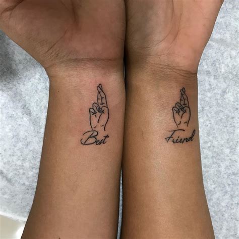 Matching Friendship Tattoos, Small Best Friend Tattoos, Friend Tattoos ...