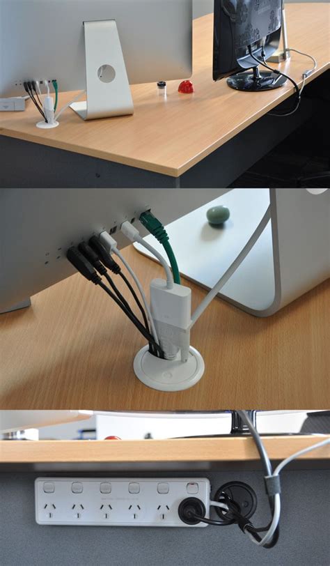 diy cable management standing desk - Patrica Landis