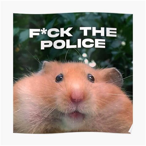 "Funny Hamster Meme" Poster for Sale by DonatasSab | Redbubble