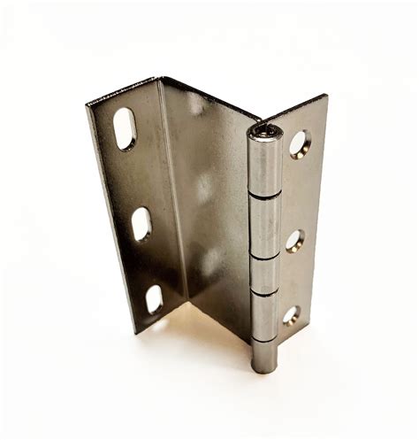 Steel Non-Mortise Offset Door Hinge, Nickel