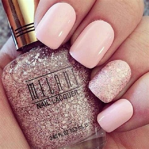 Light Pink Glitter Nails Pictures, Photos, and Images for Facebook ...