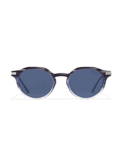 Prada Eyewear Round Frame Tinted Glasses - Farfetch