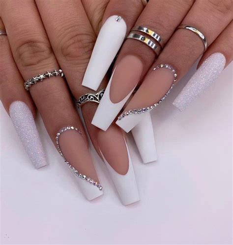 I DO Press on Nails-fancy Nails-bride Nails-white | Etsy