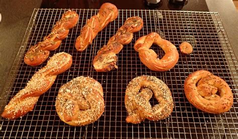 Different Pretzel Shapes - Freshly Baked