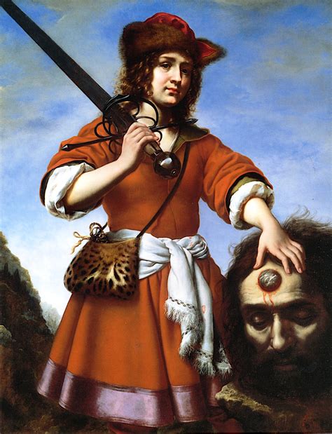 David with the Head of Goliath Painting | Carlo Dolci Oil Paintings