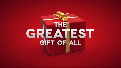 The Greatest Gift of All - Sunday Social