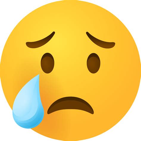 Sad Emoji Face