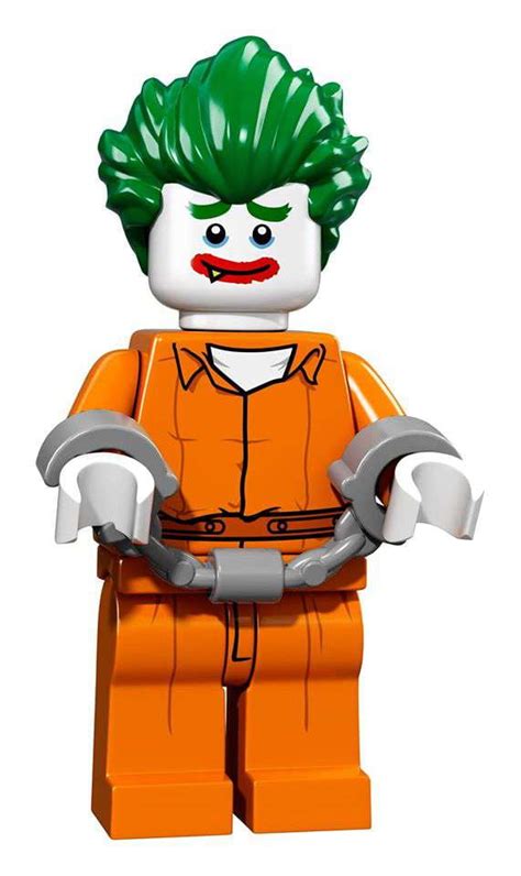 DC LEGO Batman Movie The Joker Minifigure [Arkham Prison Jumpsuit ...