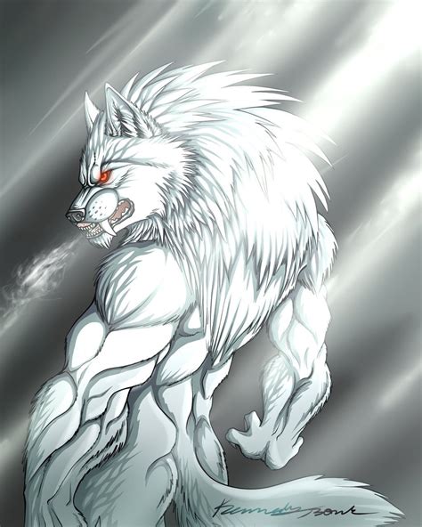 White Werewolf by IIXBLACKLIONXII on DeviantArt | Werewolf art ...