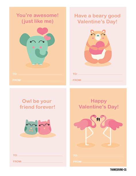 Happy Valentines Day Printable Cards