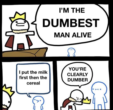 Cereal THEN milk : r/meme