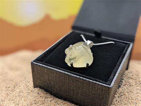 Libyan Desert Glass Pendant - Mini Museum