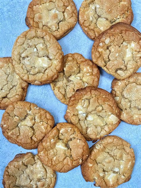 White Chocolate Cashew Cookies - Baking with Aimee.