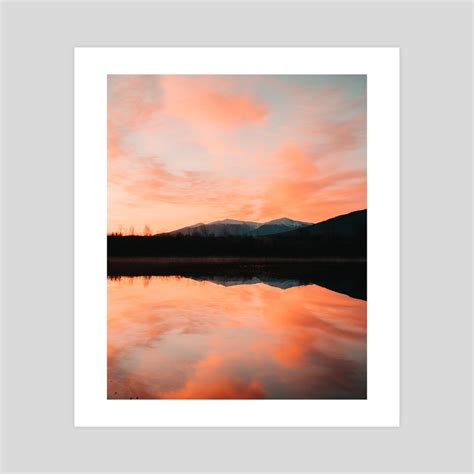 Lake Reflection, an art print by Colby M - INPRNT