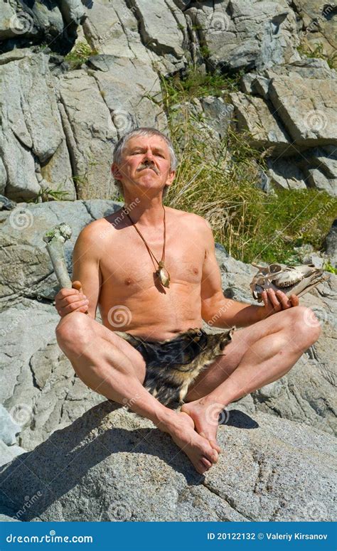 Man in loin-cloth 6 stock photo. Image of chieftain, adult - 20122132