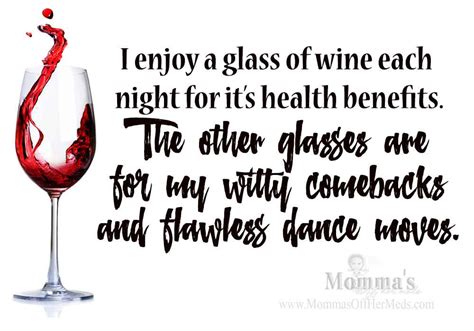 Health benefits of a glass of wine