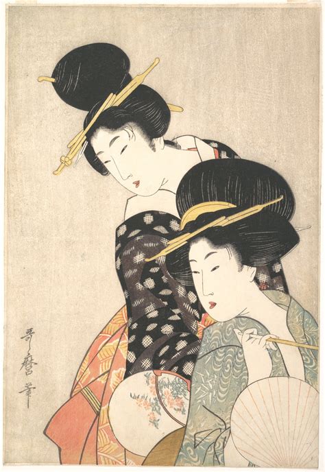 Kitagawa Utamaro | Two Women | Japan | Edo period (1615–1868) | The ...