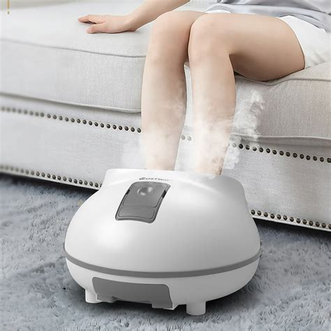 Costway Steam Foot Spa Bath Massager Foot Sauna Care w/Heating Timer ...