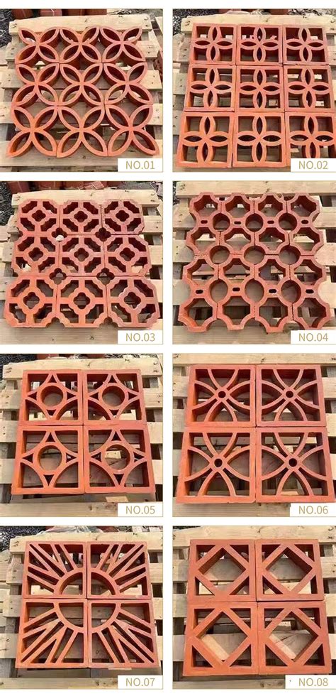 Terracotta Jali Blocks Clay Hollow Window Bricks Tile Manufacturer