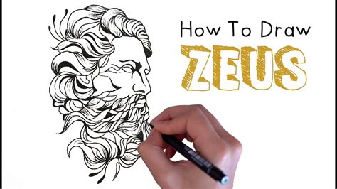 How to Draw Zeus Step-by-Step (Sculpture Style) - YouTube