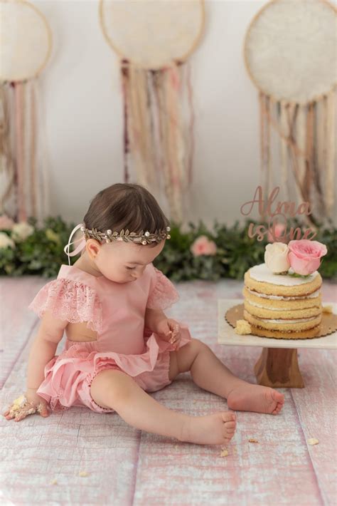 Cake smash outfit girl smash cake outfit girl white romper | Etsy