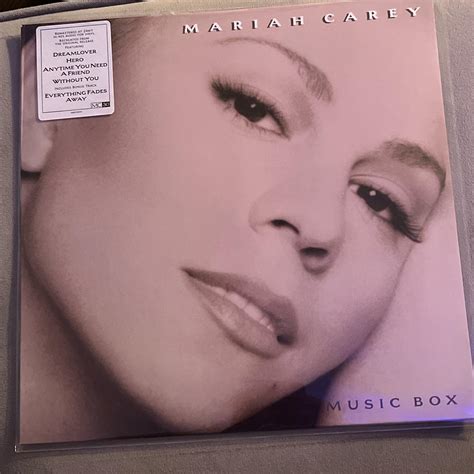 Mariah Carey ‘Music Box’. 1XLP. Black Vinyl. Opened... - Depop