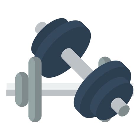 Dumbbell Skyclick Flat icon