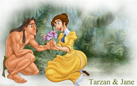 Disney, Couple, Tarzan, And, Jane, couple, jane, tarzan, disney, HD ...