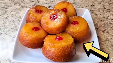 Easy Pineapple Upside Down Muffin Cake Recipe