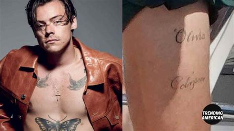 Harry Styles Showed A New Tattoo Dedicated To His Ex!