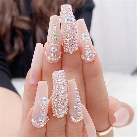 Rhinestone Bling Acrylic Nails | ubicaciondepersonas.cdmx.gob.mx