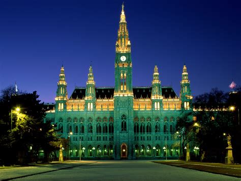 Vienna Architecture Austria City Hall - 442 :: World All Details