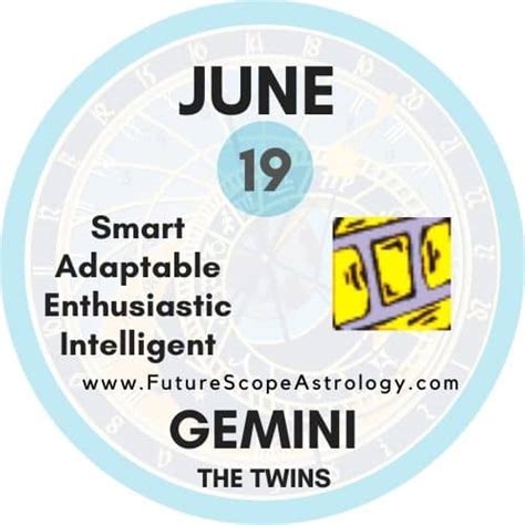 June 19 Zodiac (Gemini) Birthday: Personality, Zodiac Sign ...