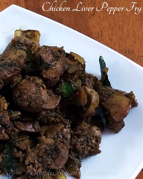 Chicken liver pepper fry kerala style – Artofit