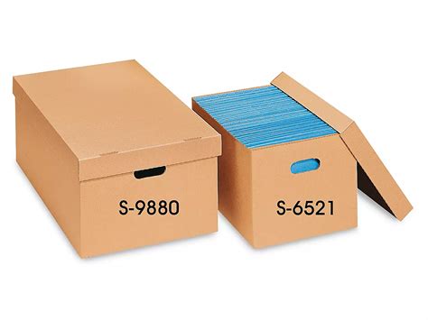 Economy Storage File Boxes with Lids in Stock - ULINE