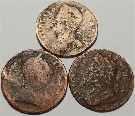 3 Authentic Old American Colonial Coins | Mercari | Coins, Copper coins ...