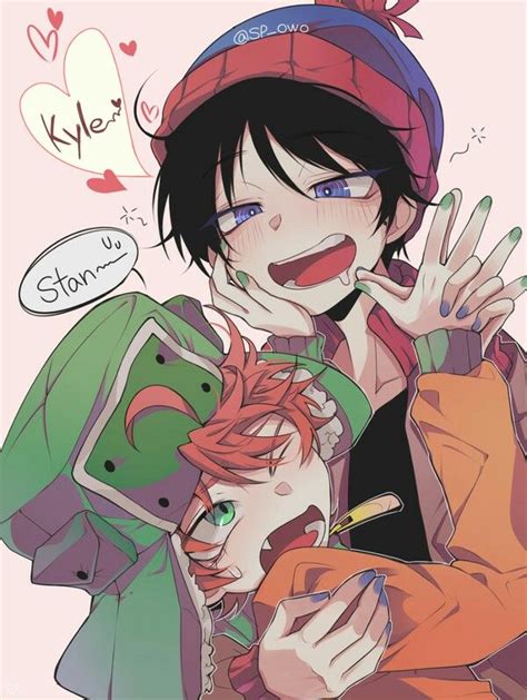 style; stan x kyle | South park anime, Style south park, Stan south park