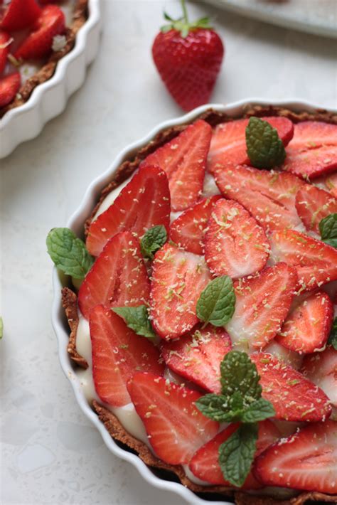 Tarte aux fraises vegan et sans gluten - Vidya-Shop