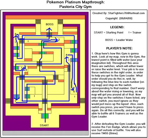 Pokémon Platinum Pastoria City Gym Map (GIF) - StarFighters76 ...