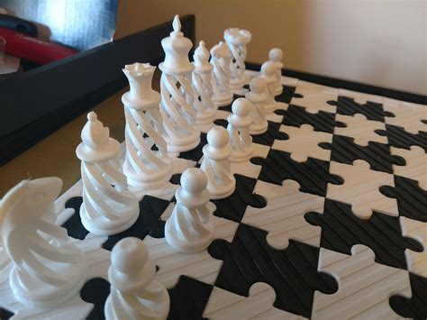 3D Printed Chess Set