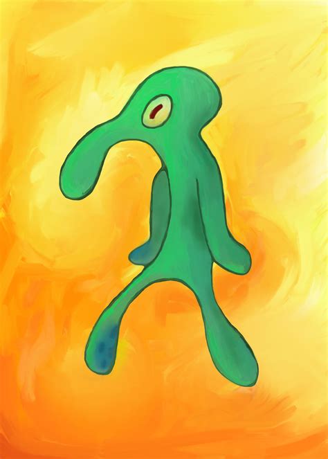 Bold and Brash Squidward | Spongebob painting, Diy canvas art painting ...