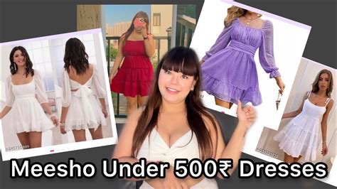 Meesho Dresses Under 500₹ *HONEST REVIEW* - YouTube