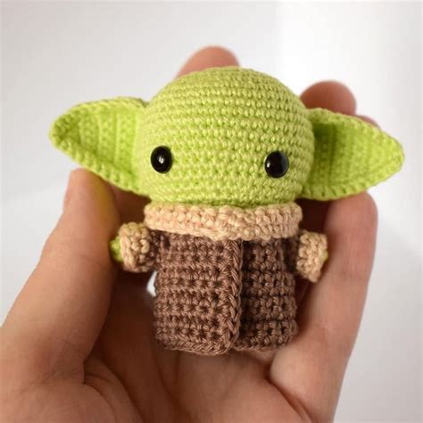 Baby yoda amigurumi crochet free pattern – Artofit