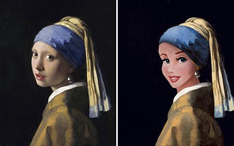 Artist Inserts Disney Characters Into Renaissance And Modern Paintings ...