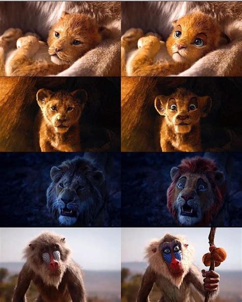 The Lion King version we deserved, versus the version we got! 😅 Which ...