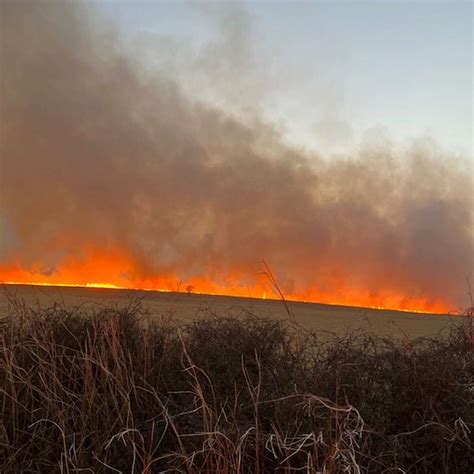 Photos show the Texas wildfires bringing smoky skies to Houston