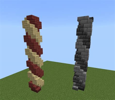 cool pillar design : r/Minecraft