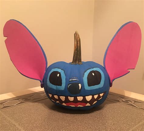 Stitch Pumpkin - Lilo and Stitch Halloween Decor