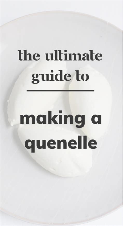 The Ultimate Guide to Making a Quenelle - The Baker's Almanac